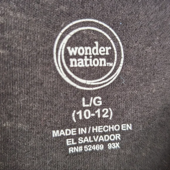 Wonder Nation Boys Wild Roar Dinosaur T-shirt Size Large - Picture 3 of 4